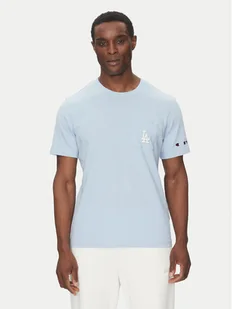 Champion T-Shirt 221038 Błękitny Regular Fit - Koszulki męskie - miniaturka - grafika 1