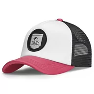 Czapki męskie - Męskie Czapki Oblack Classic Pink Damskie Regulowana czapka baseballowa z siatką - Trucker Hat - miniaturka - grafika 1