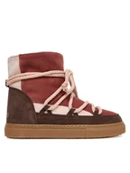 Śniegowce damskie - Inuikii Śniegowce Patchwork 3001.003.0072 Bordowy - miniaturka - grafika 1