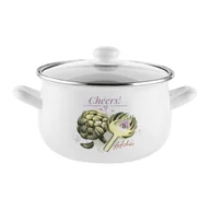 Garnki - Garnek emaliowany Emalia Polska Pleszew Arti 20 cm 3,7 l - miniaturka - grafika 1