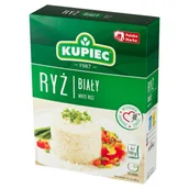 Ryż - Kupiec RYŻ BIAŁY DŁUGOZIARNISTY 4X100G - miniaturka - grafika 1
