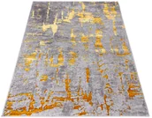 Dywany - Szary nowoczesny dywan w złote przetarcia Z0-G10 - miniaturka - grafika 1