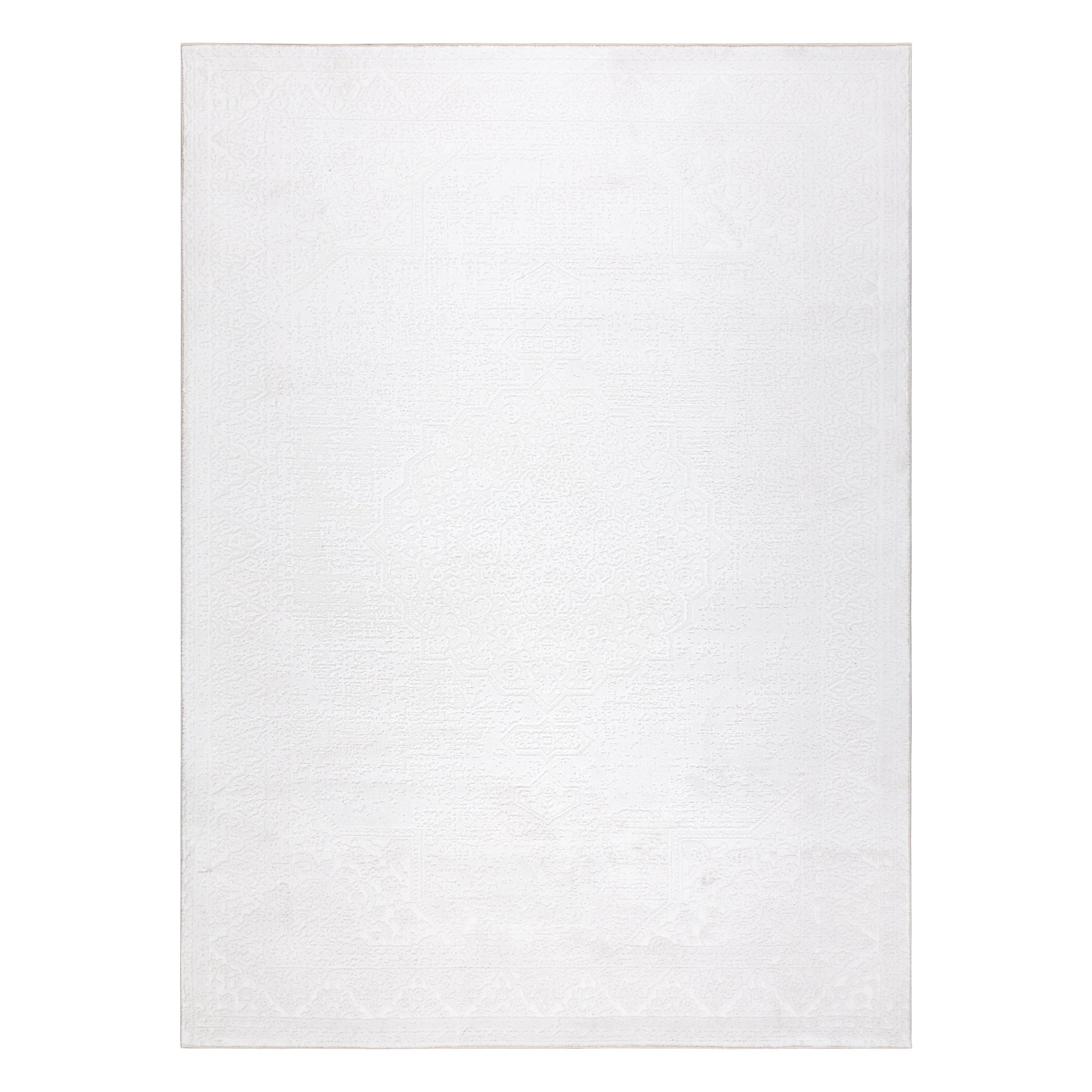Dywan AKRYL PALACIO 1356 ROZETA kość słoniowa / biały 120x170 cm