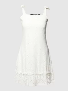 Sukienki - Sukienka mini z haftem angielskim model ‘TASSA’ - grafika 1