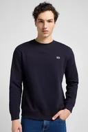 Bluzy męskie - felpa uomo lee 112121794 patch crew midnight navy - miniaturka - grafika 1