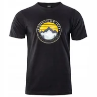 Koszulki męskie - Koszulka Męska HI-TEC ZERGO T-Shirt Podkoszulek Sportowa na co dzień L - miniaturka - grafika 1