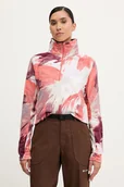 Bluzy damskie - Columbia bluza sportowa Glacial IV kolor różowy wzorzysta 1802161 - miniaturka - grafika 1