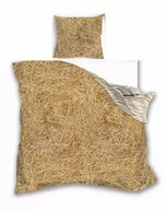 Pościel - Pościel Bawełniana Siano 140X200 Natura - miniaturka - grafika 1
