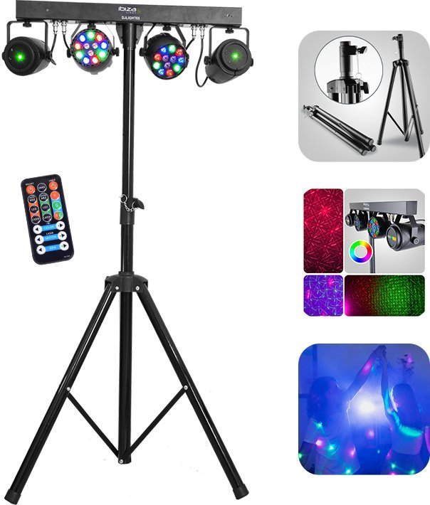 Lampa studyjna Ibiza Light Zestaw oświetleniowy Ibiza DJLIGHT65 one size