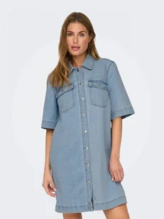 camicie donna only 15327766 sophie light blue denim - Koszule damskie - miniaturka - grafika 1
