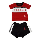 Spodenki dla niemowląt - Komplet niemowlęcy Air Jordan koszulka spodenki r. 50-56cm - 5J5995-023-0-3 - miniaturka - grafika 1