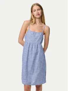 Pieces Sukienka letnia Apia 17155309 Niebieski Regular Fit - Sukienki - miniaturka - grafika 1