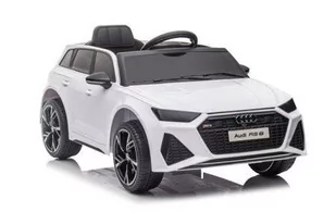 Pojazd na Akumulator Audi RS6 BRD-2118 Biały - Pojazdy elektryczne dla dzieci - miniaturka - grafika 1