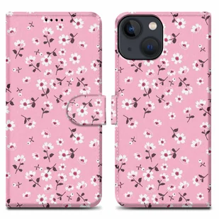 Etui ochronne Cadorabo do Apple iPhone 13 MINI Case Design Pink Etui na telefon komórkowy Etui ochronne Etui magnetyczne Etui Cover - Etui i futerały do telefonów - miniaturka - grafika 1