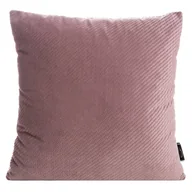 Poszewki na poduszki - Euro Firany Poszewka Eurofirany Velvet Eliza Pudrowy 45x45 1217022 - miniaturka - grafika 1