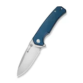 Noże - Nóż składany Sencut Skarnax Blue Canvas Micarta, Satin 9Cr18MoV (S24025-3) - miniaturka - grafika 1