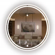 Lustra - LUSTRO OKRĄGŁE LED BIAŁE W RAMIE LOFT Z WŁĄCZNIKIEM DOTYKOWYM 85 CM - miniaturka - grafika 1
