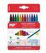 Kredki, ołówki, pastele i pisaki - Kredki Woskowe 12 Kolorów Mp - miniaturka - grafika 1