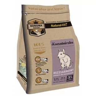 NATURAL - VIT - Korona Natury mieszanka dla koszatniczki 1,6kg - Karma dla gryzoni - miniaturka - grafika 1