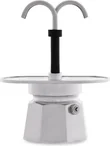 Dzbanki i imbryki - Bialetti Mini Express - dzbanek Moka - 0,09 l - stal nierdzewna - aluminium - 2 filiżanki - 115 mm - miniaturka - grafika 1