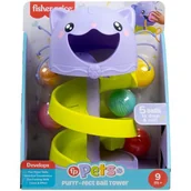 Zabawki interaktywne dla dzieci - Zabawka edukacyjna FISHER PRICE Pets Kocia wieża HTW92 - miniaturka - grafika 1