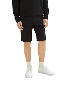 TOM TAILOR 1035037 Szorty bermudy Mężczyźni, 29999 - Black, 30 - Spodenki damskie - miniaturka - grafika 1
