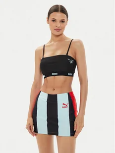 Puma Biustonosz top DUA LIPA 536630 Czarny - Bielizna sportowa damska - miniaturka - grafika 1