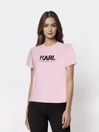Koszulki i topy damskie - Karl Lagerfeld t-shirt lilac [rozmiar M] - miniaturka - grafika 1