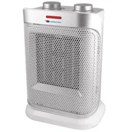 Ogrzewanie przenośne - Dedra Termowentylator ceramiczny z oscylacją 1500W biało-srebrny DA-T184CS Dom001881 - miniaturka - grafika 1