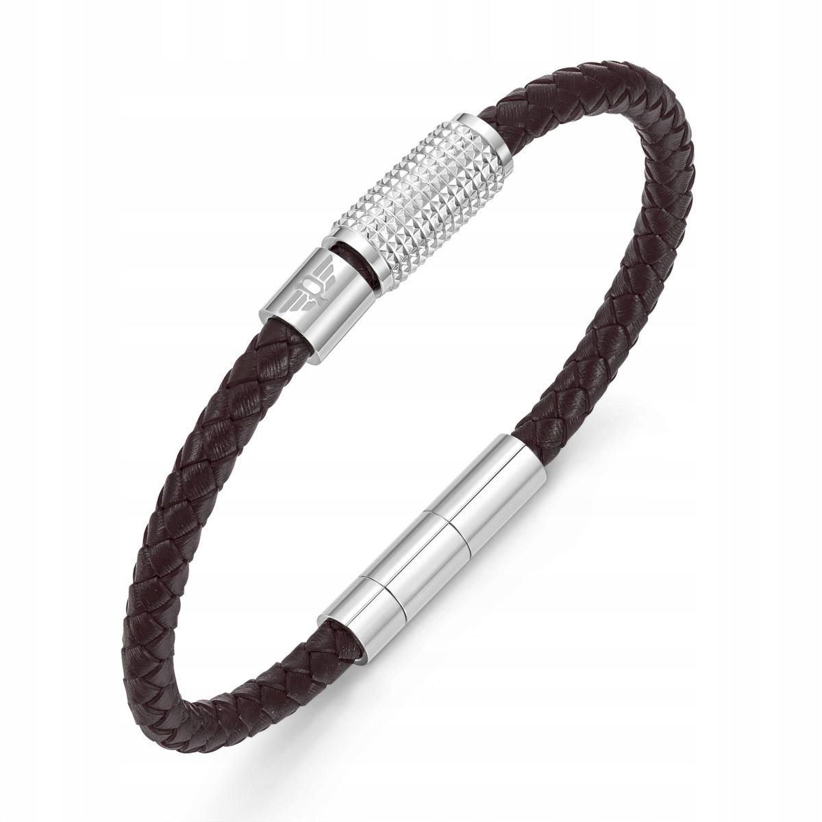 Brązowa męska bransoletka skórzana POLICE URBAN TEXTURE PEAGB0001117