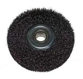 Ściereczki, gąbki, czyściki - Szczotka Tarczowa Drut Stalowy Otwór 32MM FI150MM - miniaturka - grafika 1