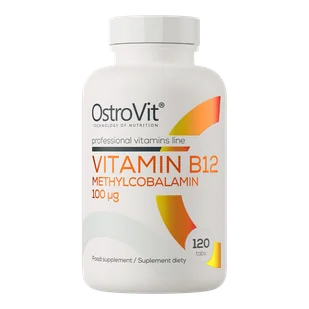 OstroVit Vitamin B12, methylcobalamin, 120 tabletek - Witaminy i minerały OstroVit Vitamin B12, methylcobalamin, 120 tabletek - Witaminy i minerały - miniaturka - grafika 1