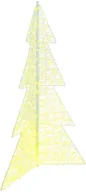 Ozdoby bożonarodzeniowe - vidaXL Choinka z 240 diodami LED Ciepła biel 180 cm Akryl - miniaturka - grafika 1