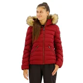 Kurtki damskie - Fuji Puchowa Kurtka z Sztucznym Futrem Superdry - miniaturka - grafika 1