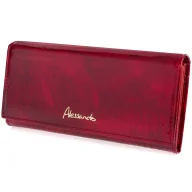 Portfele - Damski portfel skórzany Alessandro Paoli AP 68-62 czerwony • RATY 0% Kup dziś i zapłać za 30 dni GRATIS WYSYŁKA ZWROT DO 100 DNI - miniaturka - grafika 1