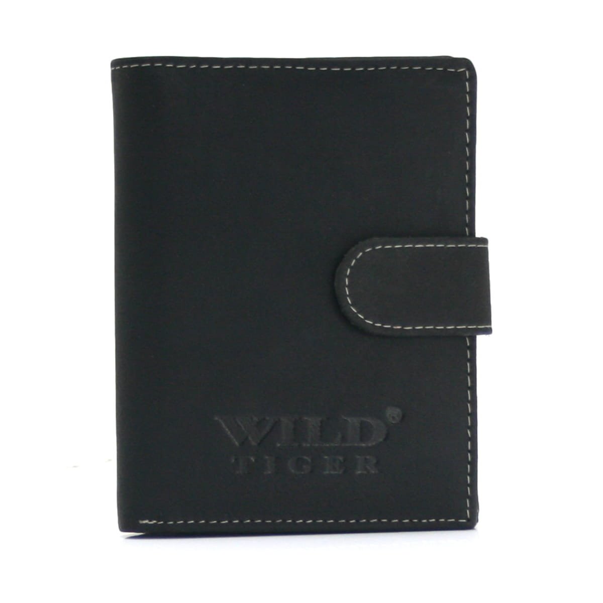 Portfel męski pionowy Wild Tiger - czarny