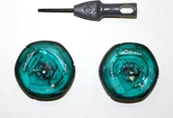 Buty rowerowe - Giro Pokrętło boa do butów GIRO BOA IP1 CVR cały zestaw z linkami BOA nr: b1840-936 2szt zielone przeźroczyste - miniaturka - grafika 1