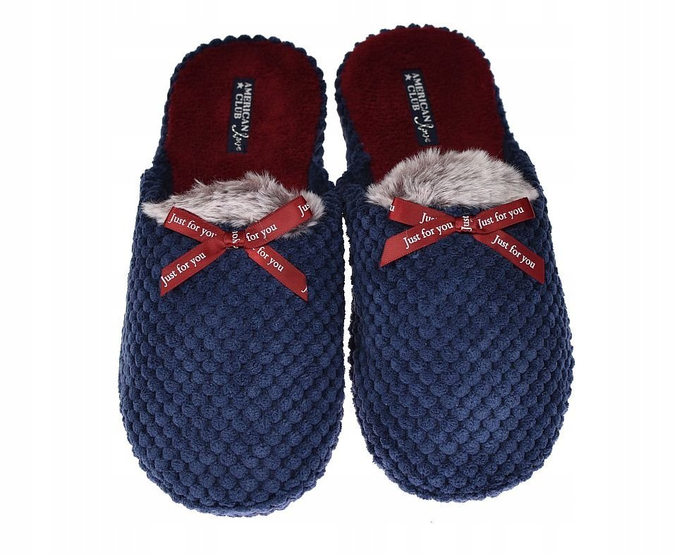 Kapcie komfortowe pantofle damkie domowe laczki SL13/23 nv roz. 41