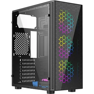 Gembird Fornax 500 Black - Obudowy komputerowe - miniaturka - grafika 1