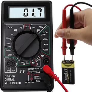 Cyfrowy Miernik Prądu Multimetr Igłowy Lcd - Multimetry - miniaturka - grafika 1