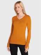 Swetry damskie - Guess Sweter Gena W2YR31 Z2V62 Żółty Regular Fit - miniaturka - grafika 1