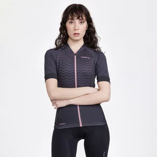 Damska Koszulka z krótkim rękawem CRAFT ADV ENDUR JERSEY W 1910553-992743 – Szary - Koszulki i topy damskie - miniaturka - grafika 1
