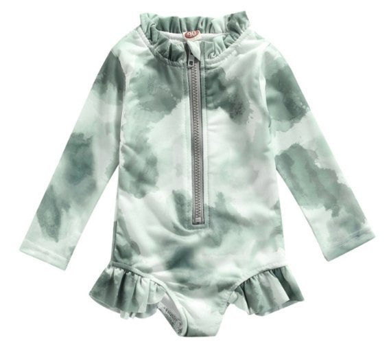 Strój Kąpielowy Jednoczęściowy Kombinezon Tie Dye Uv Upf50+ 86/92 1-2Lat