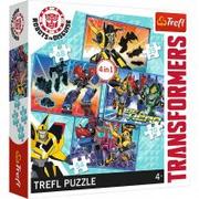 Puzzle - Trefl puzzle 4w1 Transformers - miniaturka - grafika 1