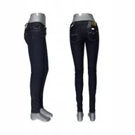 Spodnie damskie - Damskie jeansy Replay Luz -Skinny- granatowe rurki niski stan oryg. W26/L32 - miniaturka - grafika 1