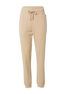 Spodnie damskie - Urban Classics Ladies Organic High Waist Sweat Pants, Spodnie Damskie, Unionbeige, Unionbeżowy, XS - grafika 1