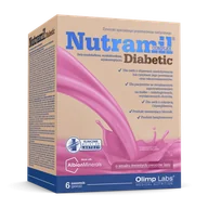 Układ pokarmowy - Olimp Nutramil Complex Diabetic, smak owoców leśnych, 6 saszetek - miniaturka - grafika 1