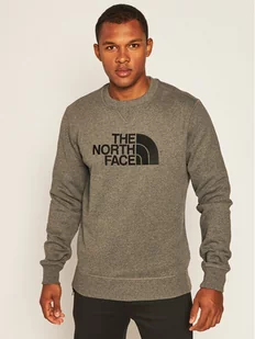 The North Face Bluza Drew Peak Crew NF0A4SVRGVD1 Szary Regular Fit M, S, XL - Bluzy męskie - miniaturka - grafika 1