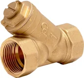 Zawory i kraniki - Perfexim Filtr skośny PHA-060M G1 WW PN25 DN25 CuZn z wkładem magnetycznym - miniaturka - grafika 1