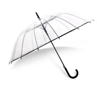 Parasole - Parasol Przezroczysty Z Czarną Rączką 116Cm - miniaturka - grafika 1